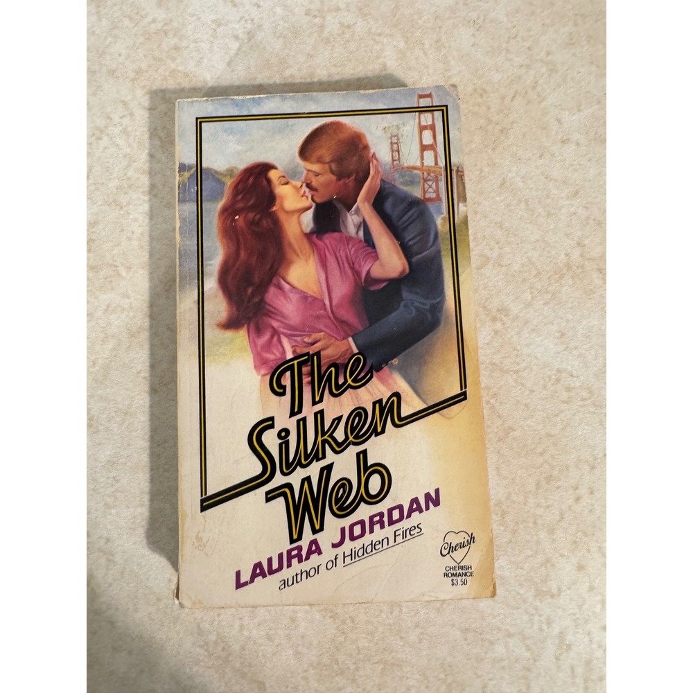 The Silken Web by Laura Jordan Sandra Brown 1984 Cherish Romance Vintage PBK